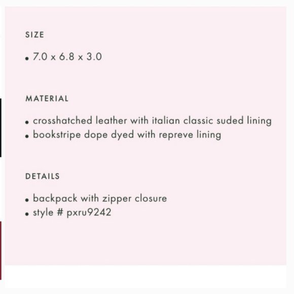 kate spade So Foxy Fox Binx Backpack purse crossbody bag nwot - Picture 8 of 8